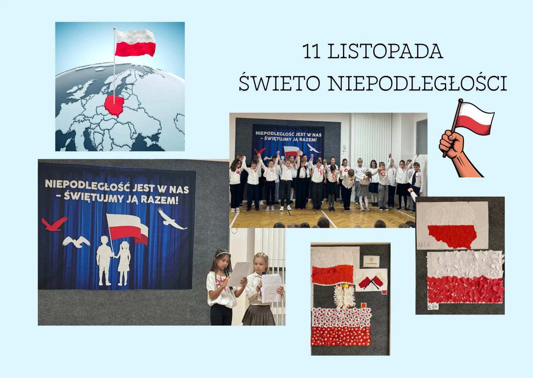 Obchody Święta Niepodległości – koncert i apel, szkoła do hymnu - zdjecie 1