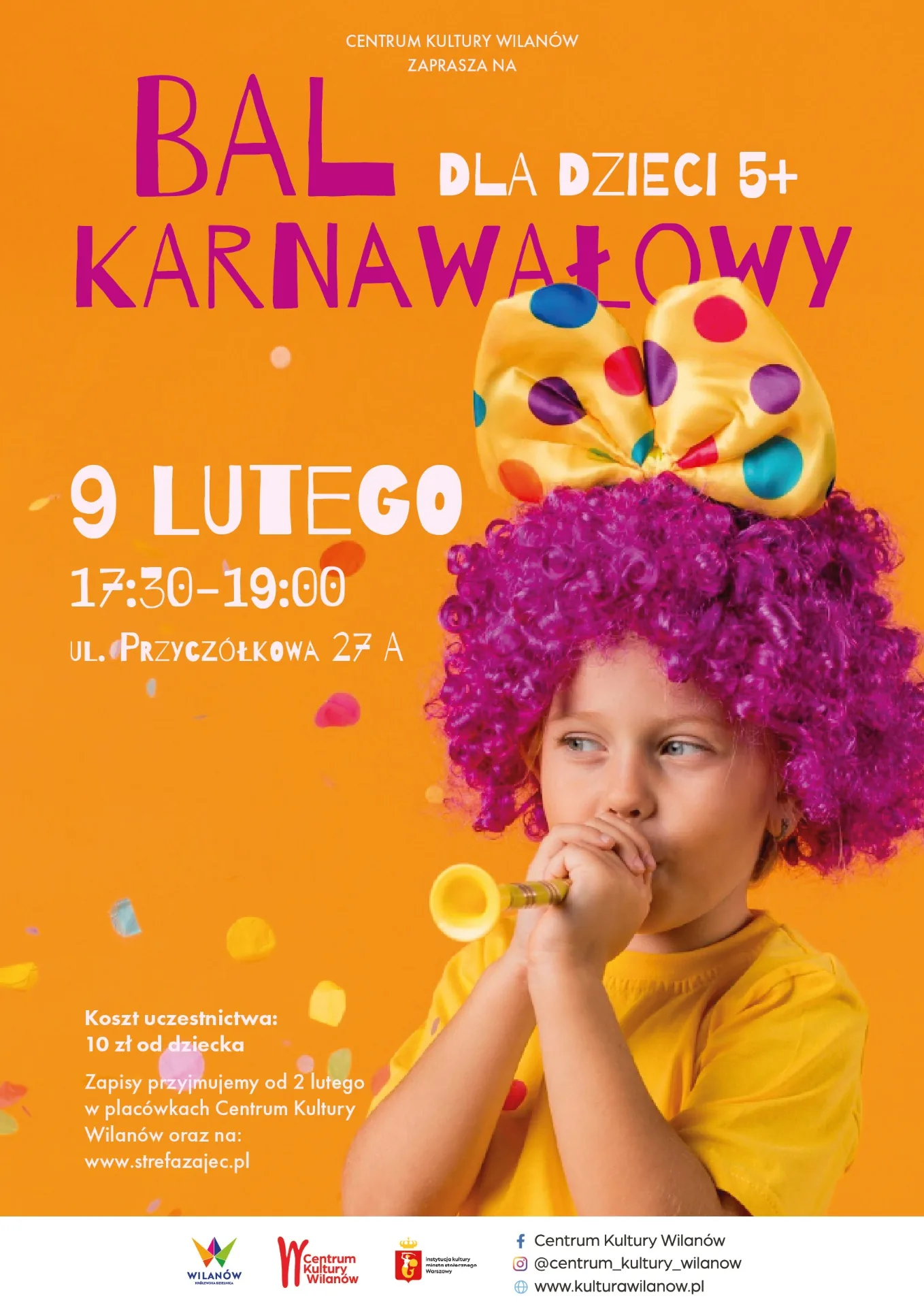 Bajkowy poniedziałek w Powsinie - bal karnawałowy dla dzieci. - zdjecie 1